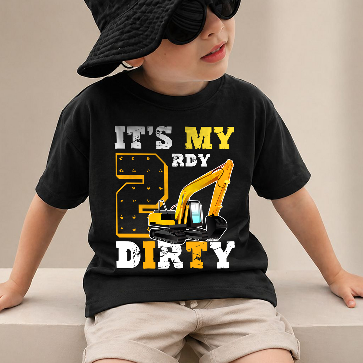 Boys Personalized I'm 2 and Digging It Birthday Outfit Boy — product view 2