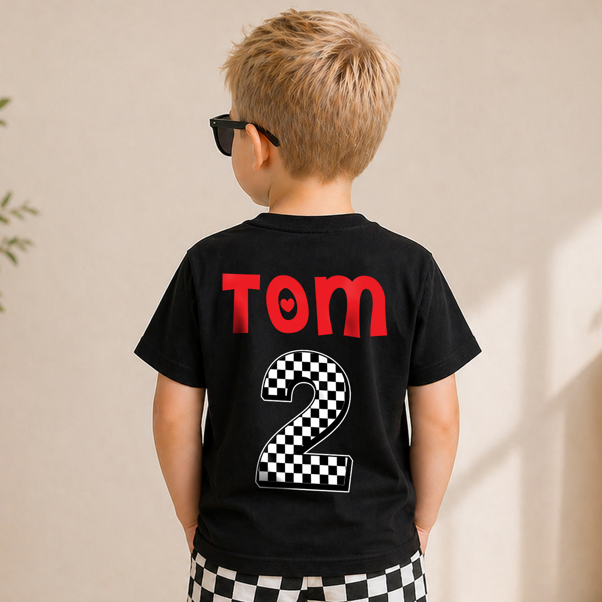 Personalized TWO FAST Birthday Outfit Boy, Racing — product view 6