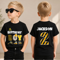Boys Personalized Construction Truck 2nd Birthday Shirt Boy — product view 1