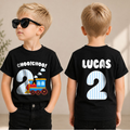 Toddler Personalized Train 2nd Birthday Shirt Boy, Choo Choo — product view 1