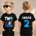 Boys Personalized Space Birthday Boy Shirt — product view 3