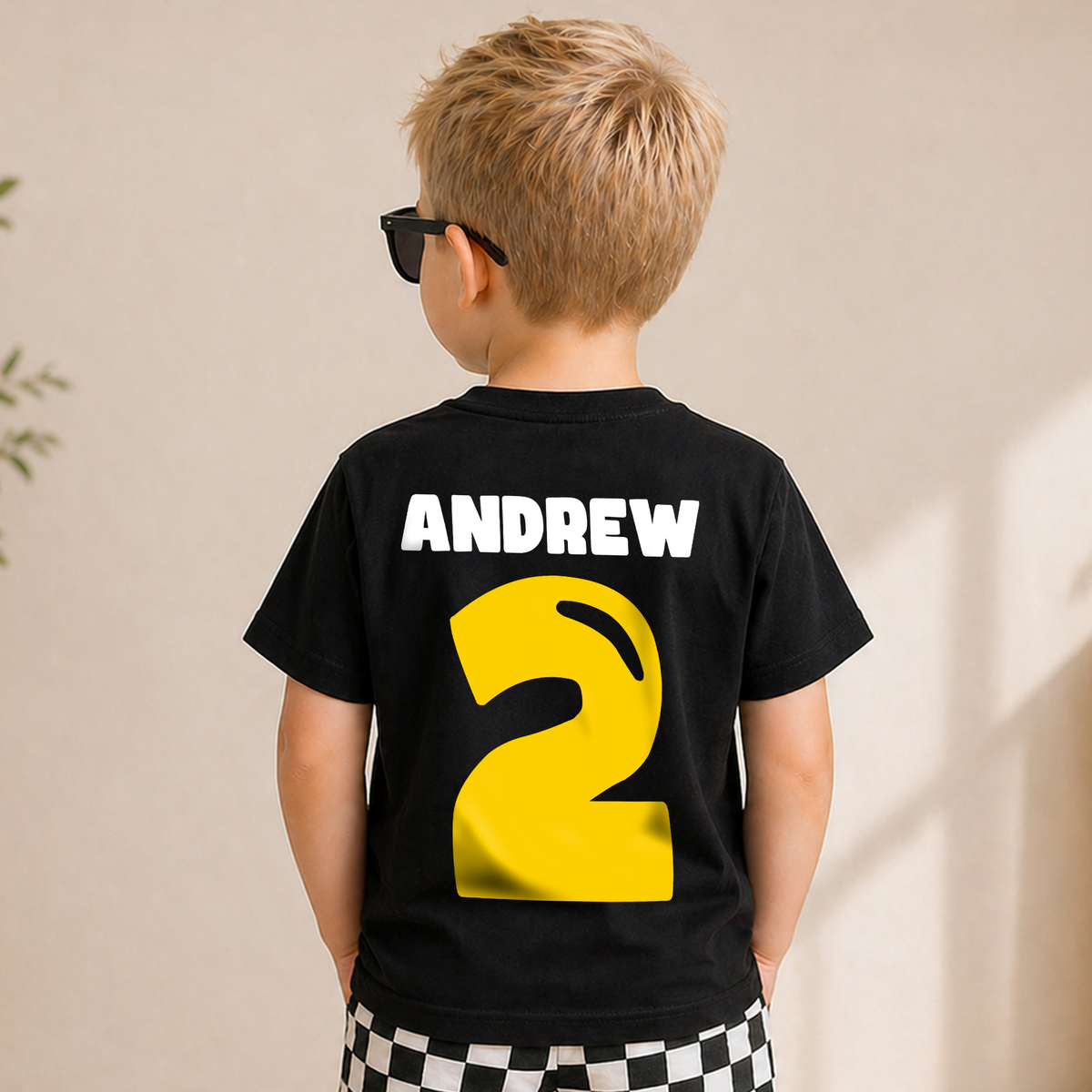Custom Construction Truck 2nd Birthday Shirt, Two and Digging It — product view 6