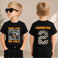 Boys Personalized Monster Truck Birthday Boy Shirt 2, Crushing It — product view 1
