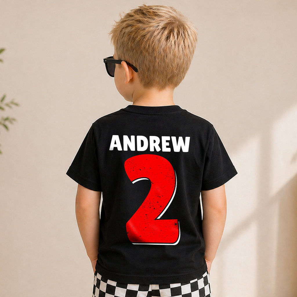 Custom I'm 2 Crushing It Birthday Outfit Boy, Monster Truck — product view 6