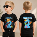 Personalized O'Fishally 2 Birthday Shirt for Boys, Fishing — product view 1