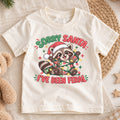 Sorry Santa I've Been Feral Raccoon Christmas Shirt, Funny Animal Holiday Tee for Kids and Toddlers — product view 1