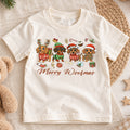 Merry Woofmas Dachshund Shirt, Cute Sausage Dogs Holiday Tee, Festive Winter Puppy Kids Top, Funny Dachshund Christmas Outfit, Gift — product view 1