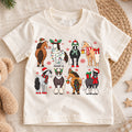 Cute Christmas Horses Shirt, Holiday Ponies Kids Tee, Festive Winter Animal Graphic, Cozy Christmas Outfit, Christmas Gift for Toddlers — product view 1