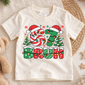 Funny 6 7 Christmas Bruh Shirt, Holiday Candy Cane Tree Kids Tee, Festive Winter Top, Funny Christmas Kids Outfit, Gift For Boys and Girls — product view 1