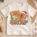 Oh Snap Funny Gingerbread Christmas Shirt, Broken Cookie Holiday Tee, Festive Winter Top, Funny Gingerbread Cookie Outfit, Gift For Kids — product view 1