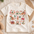 Christmas Dinosaur Kids Shirt, Santa Saurus Rex T Rex Tee, Cute Dino Holiday T Shirt, Xmas Gift for Dinosaur Lovers — product view 1