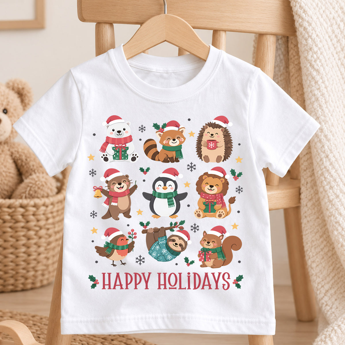 Christmas Treats Kids Shirt, Gingerbread Hot Cocoa Holiday Tee, Cute Christmas Sweets T Shirt, Xmas Baking Gift for Kids — product view 4