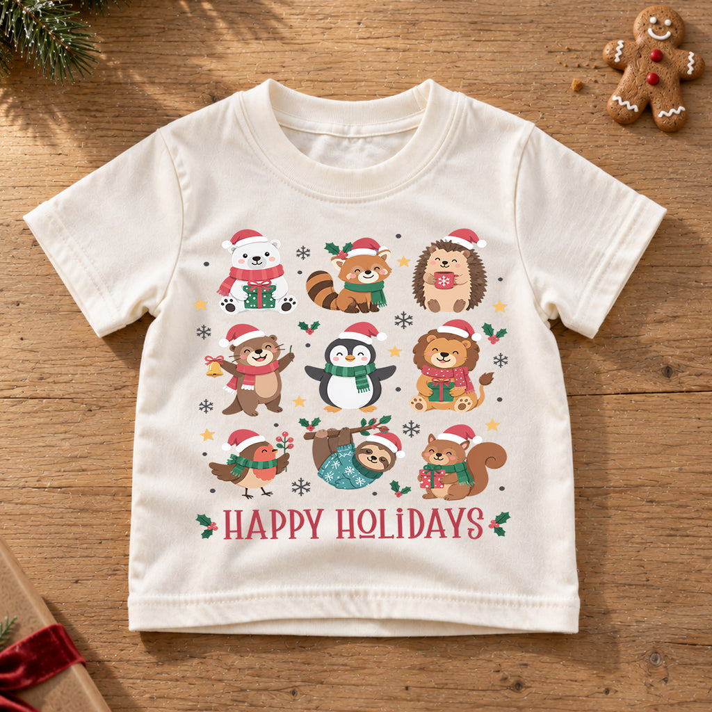 Christmas Treats Kids Shirt, Gingerbread Hot Cocoa Holiday Tee, Cute Christmas Sweets T Shirt, Xmas Baking Gift for Kids — product view 6