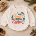 Dear Santa I Can Explain Baby Romper, Funny Christmas Baby Outfit, Santa Toddler Romper, Cute Holiday Outfit, Xmas Gift for Baby — product view 1