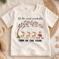 Most Wonderful Time Of The Year Shirt, Reindeer Santa Shirt, Retro Christmas Tree Tee, Vintage Xmas Holiday Shirt, Festive Winter Tee (138 ký tự) — product view 1