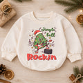 Jingle Bell Rockin Baby Romper, Guitar Christmas Tree Outfit, Winter 1st Birthday Gift, Baby 1st Christmas Holiday Keepsake — product view 1