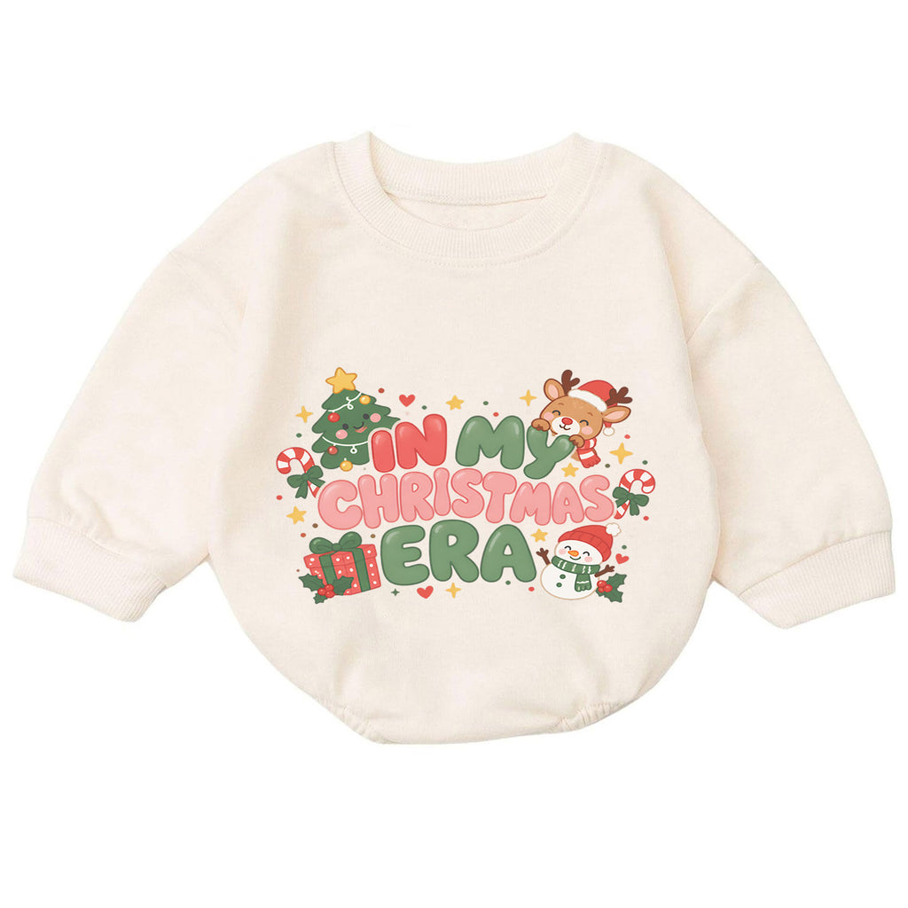 In My Christmas Era Baby Romper, Cute Holiday Character Outfit, 1st Christmas Gift, Winter 1st Birthday Keepsake for Little Baby — product view 7