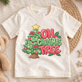 Oh Christmas Tree Kids Shirt, Cute Green Christmas Tree Tee, Retro Holiday Outfit for Boys Girls, Festive Christmas Gift for Little Kids — product view 1