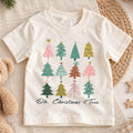 Oh Christmas Tree Kids Shirt, Retro Minimal Holiday Tee, Cute Festive Christmas Outfit, Holiday Gift for Children Holiday Gift Idea — product view 1