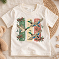 Christmas Duck Kids Shirt, Flying Mallard Holiday Tee, Cute Festive Christmas Outfit, Holiday Gift for Boys and Girls Holiday Gift Idea — product view 1