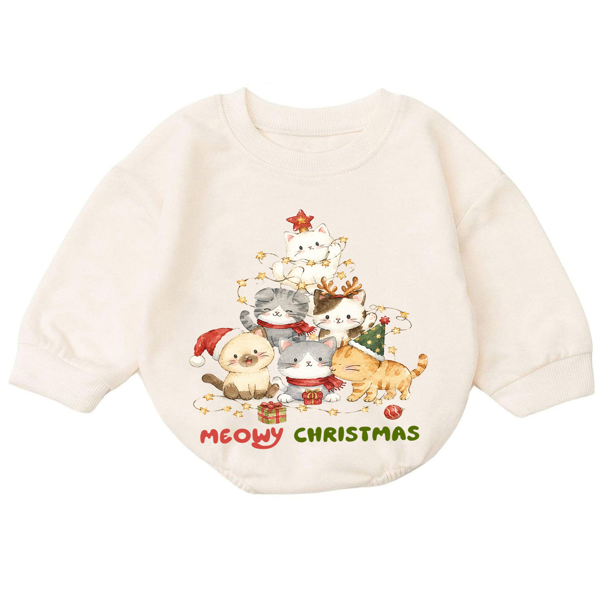 My First Christmas Baby Romper, Christmas Tree Baby Holiday Outfit, Baby 1st Christmas & 1st Birthday Romper, Cute Toddler Xmas Gift — product view 7