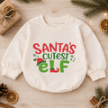 My 1st Christmas Baby Romper, Christmas Tree Santa Hat Holiday Outfit, Baby First Christmas & 1st Birthday Gift, Cute Toddler Xmas Romper — product view 1