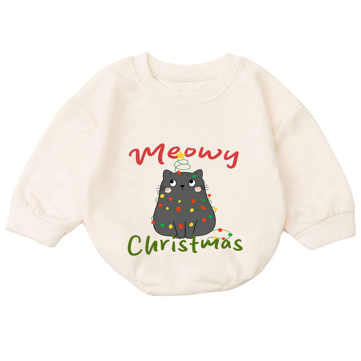 My 1st Christmas Reindeer Baby Romper, First Christmas & 1st Birthday Holiday Outfit, Cute Reindeer Toddler Xmas Romper, Keepsake Gift — product view 7