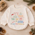 My First Birthday Christmas Romper, Personalized Custom Name Fun to Be One Outfit, 1st Christmas Baby Keepsake, Holiday Birthday Gift — product view 1