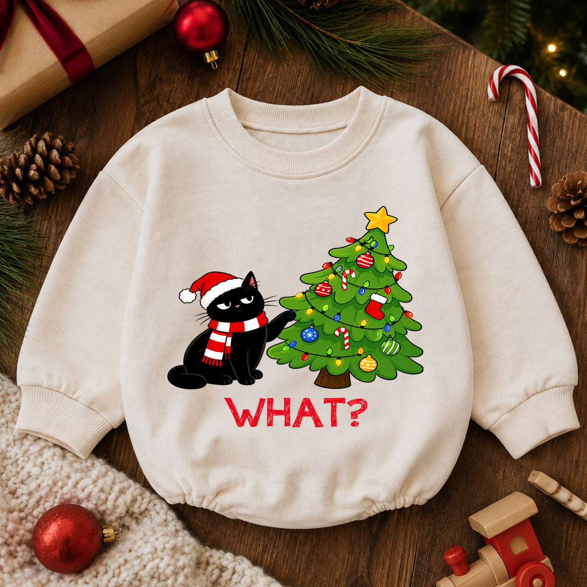 Cuter Than a Christmas Cookie Baby Romper, Gingerbread Toddler 1st Birthday Holiday Outfit, Cute Christmas Romper, Baby Xmas Gift — product view 6