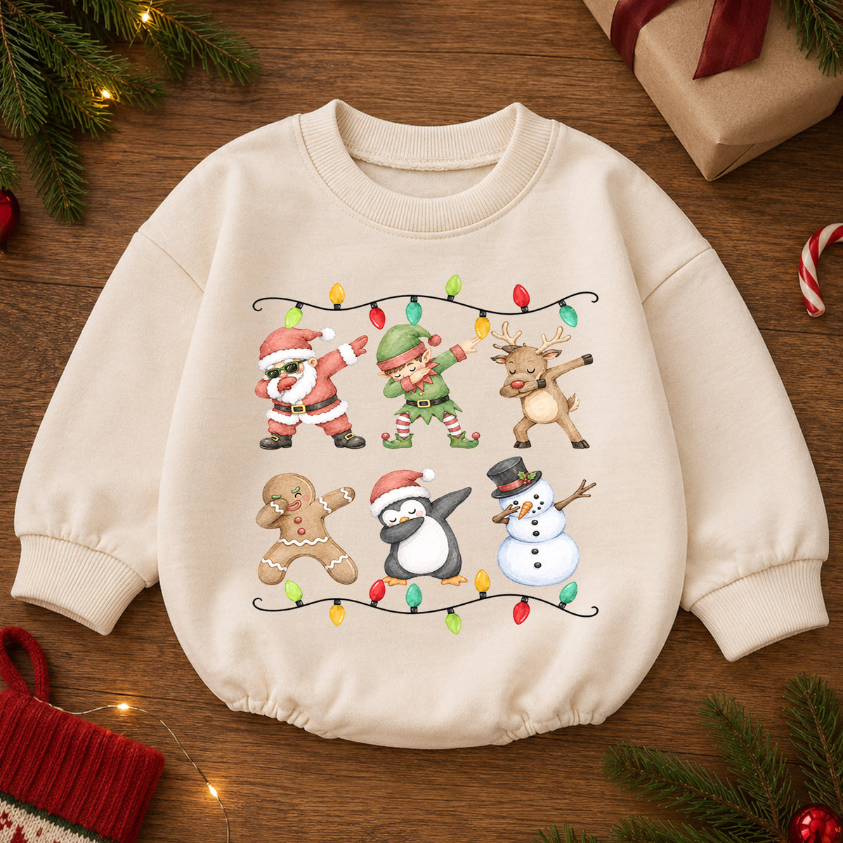 Sorry Santa I Drank the Milk Baby Romper, Funny Christmas Toddler Outfit, Santa Milk Xmas Romper, 1st Birthday Holiday Gift for Baby — product view 2