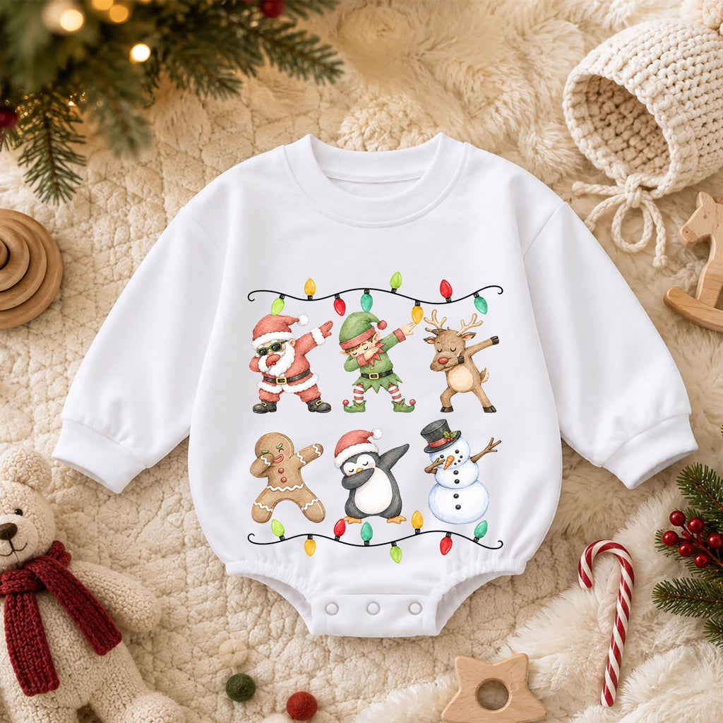 Sorry Santa I Drank the Milk Baby Romper, Funny Christmas Toddler Outfit, Santa Milk Xmas Romper, 1st Birthday Holiday Gift for Baby — product view 3