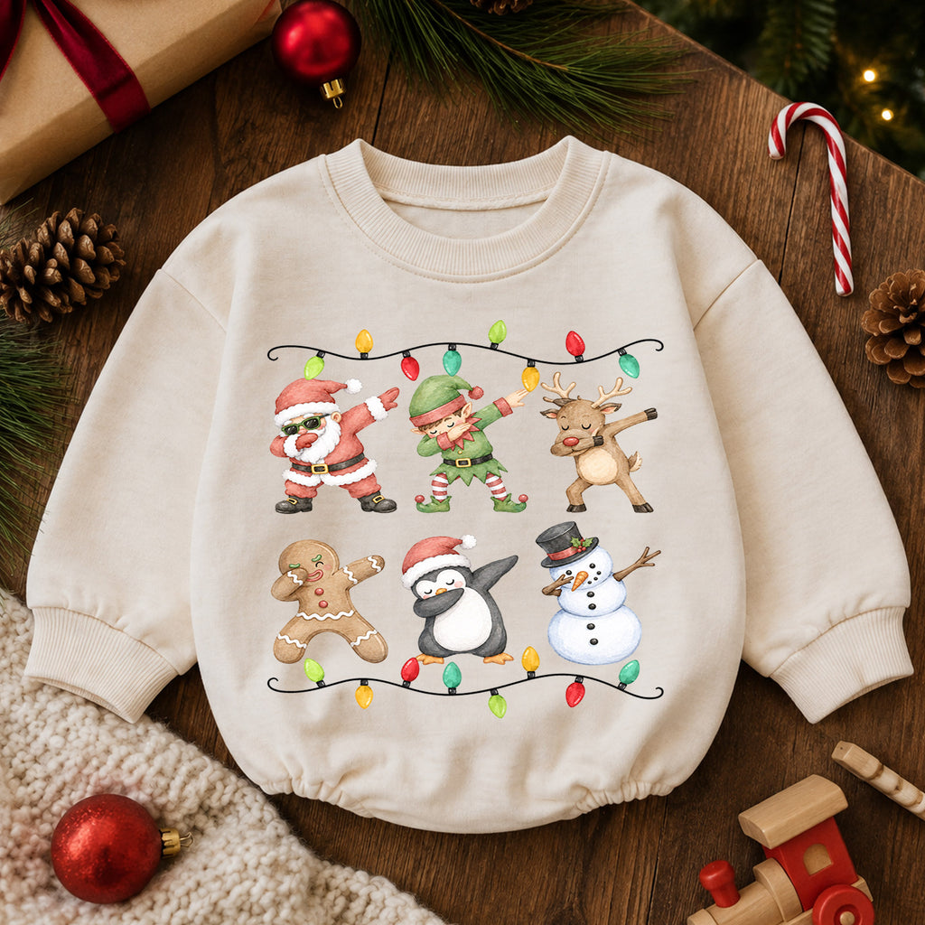 Sorry Santa I Drank the Milk Baby Romper, Funny Christmas Toddler Outfit, Santa Milk Xmas Romper, 1st Birthday Holiday Gift for Baby — product view 6