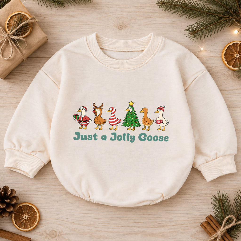My 1st Christmas Gingerbread Baby Romper, First Christmas & 1st Birthday Holiday Outfit, Gingerbread Toddler Xmas Romper, Keepsake Gift — product view 1