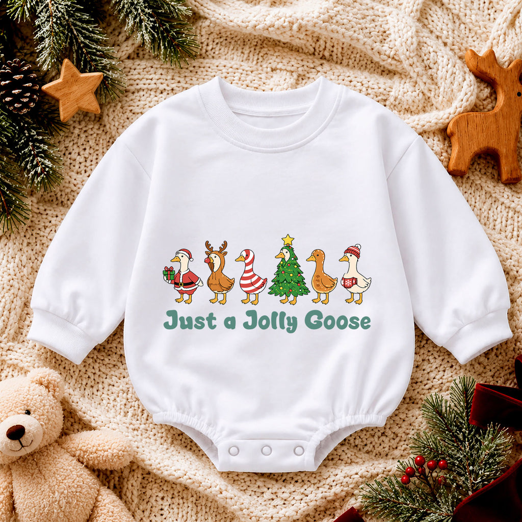 My 1st Christmas Gingerbread Baby Romper, First Christmas & 1st Birthday Holiday Outfit, Gingerbread Toddler Xmas Romper, Keepsake Gift — product view 4