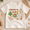 Jesus Is Christmas Kids Shirt, Christian Christmas Tee, Reason for the Season Faith Holiday Shirt for Kids, Religious Christmas Gift — product view 1