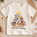 Merry Woofmas Kids Christmas Shirt, Dog Christmas Tree Tee, Cute Puppy Holiday Shirt for Dog Lovers, Festive Christmas Outfit and Gift for Kids — product view 1