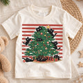 Black Cats Christmas Tree Kids Shirt, Funny Cat Christmas Tee, Cats in Christmas Tree T Shirt, Holiday Cat Lover Gift — product view 1