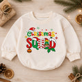 Christmas Squad Baby Romper, Cute Elf Holiday Outfit, Festive Toddler Romper, Funny Xmas Gift for Baby 1st Christmas Party — product view 1