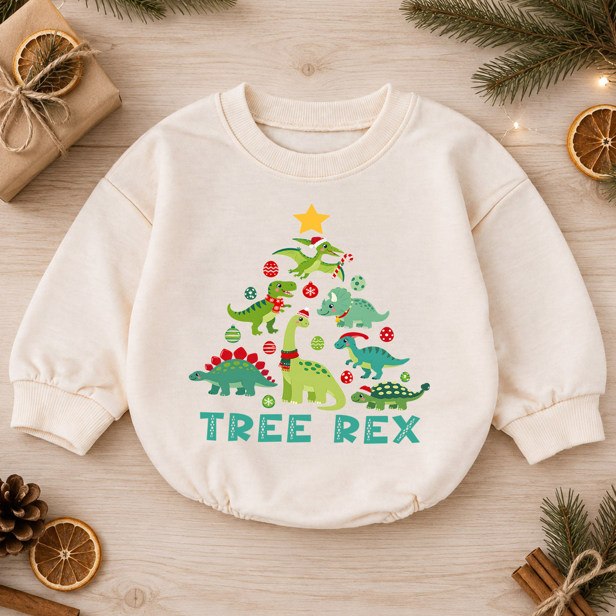 Christmas Chicken Baby Romper, Watercolor Holiday Chicken Family Romper, Farm Christmas Toddler Outfit, Cute 1st Birthday Xmas Gift — product view 1