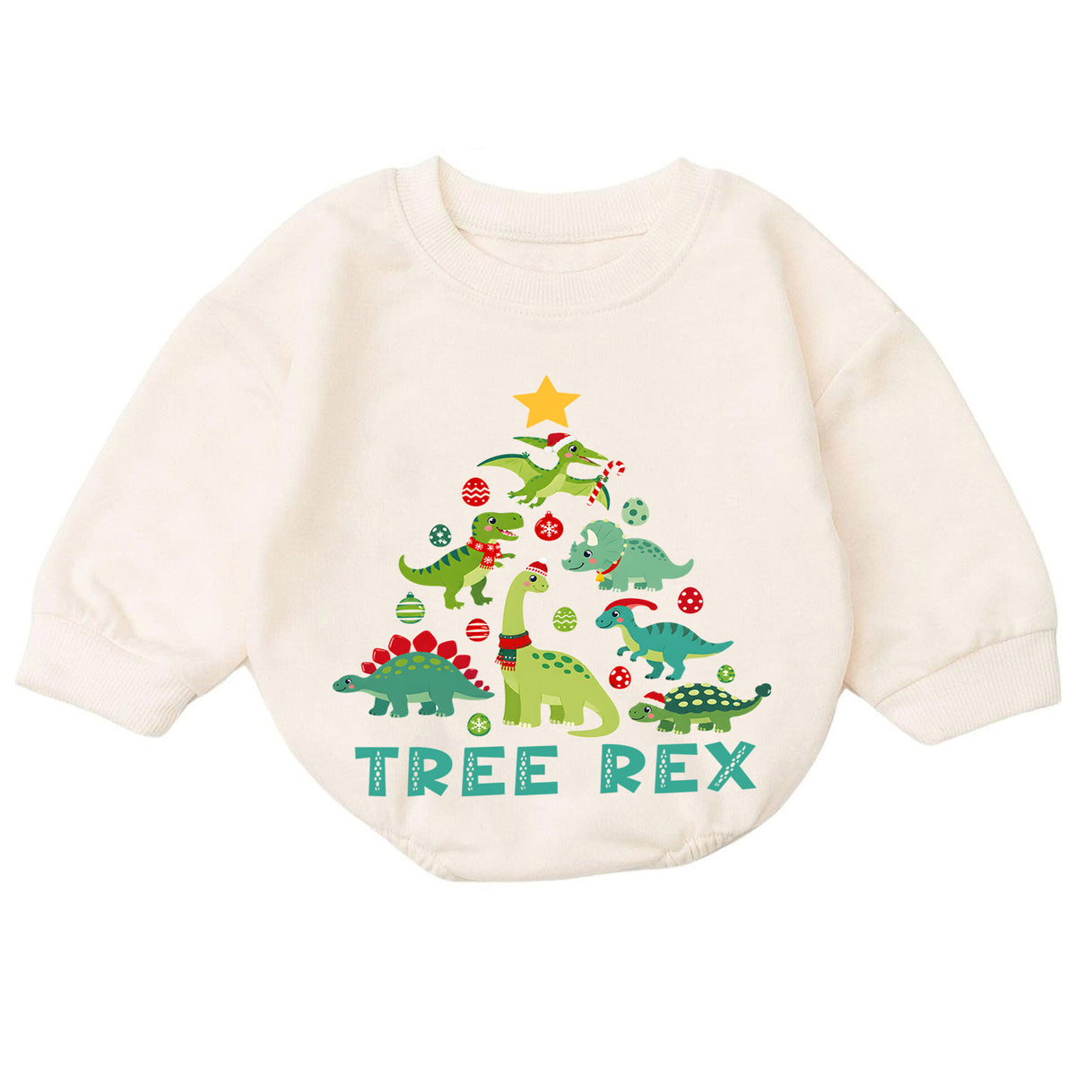 Christmas Chicken Baby Romper, Watercolor Holiday Chicken Family Romper, Farm Christmas Toddler Outfit, Cute 1st Birthday Xmas Gift — product view 7