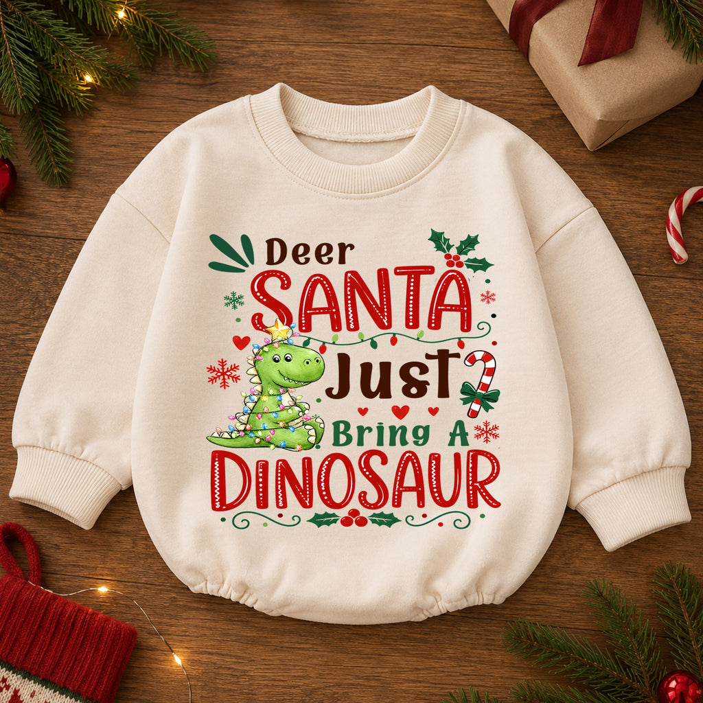 I’m Just So Elfin Cute Baby Romper, Funny Elf Christmas Toddler Outfit, Cute Holiday Romper, Baby 1st Birthday Xmas Gift — product view 2