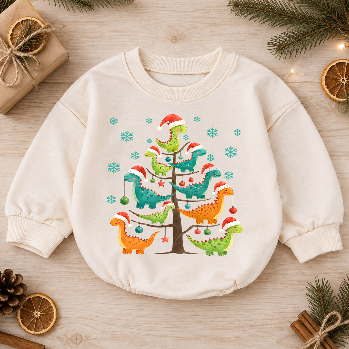 Santa’s Little Helper Baby Romper, Elf Christmas Toddler 1st Birthday Holiday Outfit, Cute Baby Xmas Romper, Christmas Gift for Toddler — product view 1