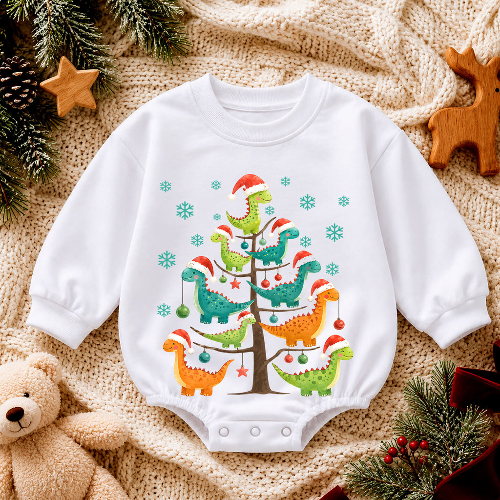 Santa’s Little Helper Baby Romper, Elf Christmas Toddler 1st Birthday Holiday Outfit, Cute Baby Xmas Romper, Christmas Gift for Toddler — product view 4