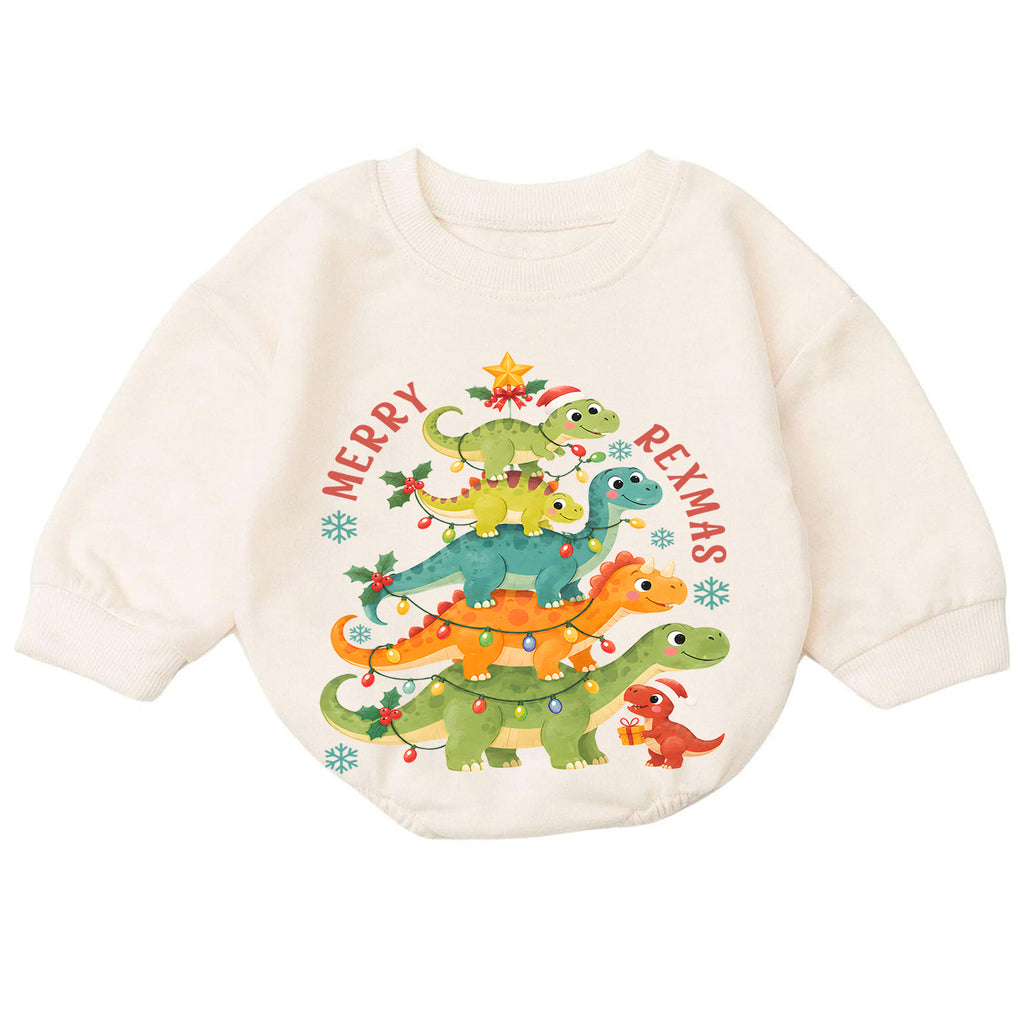 Santa’s Silliest Goose Baby Romper, Funny Christmas Goose 1st Birthday Holiday Outfit, Silly Goose Toddler Xmas Romper, Cute Baby Gift — product view 7