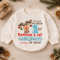 First Christmas Baby Romper, Reindeer Holiday Outfit, Baby 1st Christmas & 1st Birthday Romper, Xmas Gift — product view 1