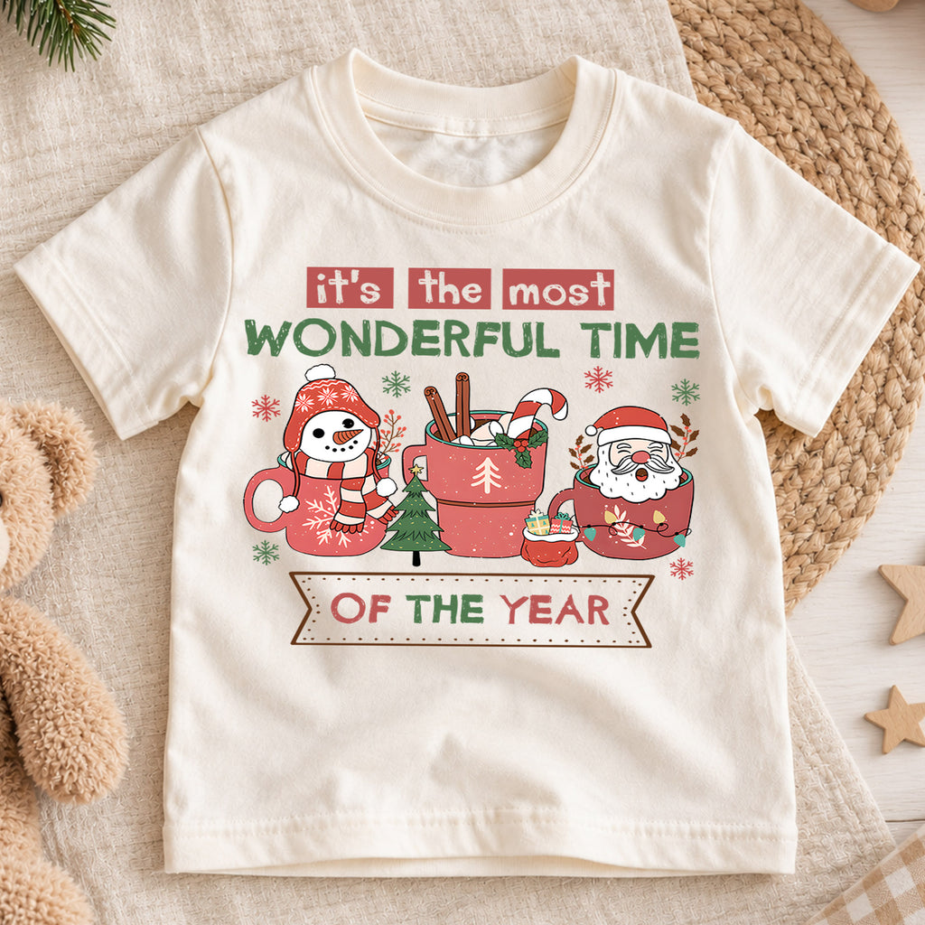 It’s the Most Wonderful Time of the Year Shirt, Christmas Tee, Holiday Shirt, Festive Winter, Family Matching Gift, Merry Christmas Outfit — product view 1