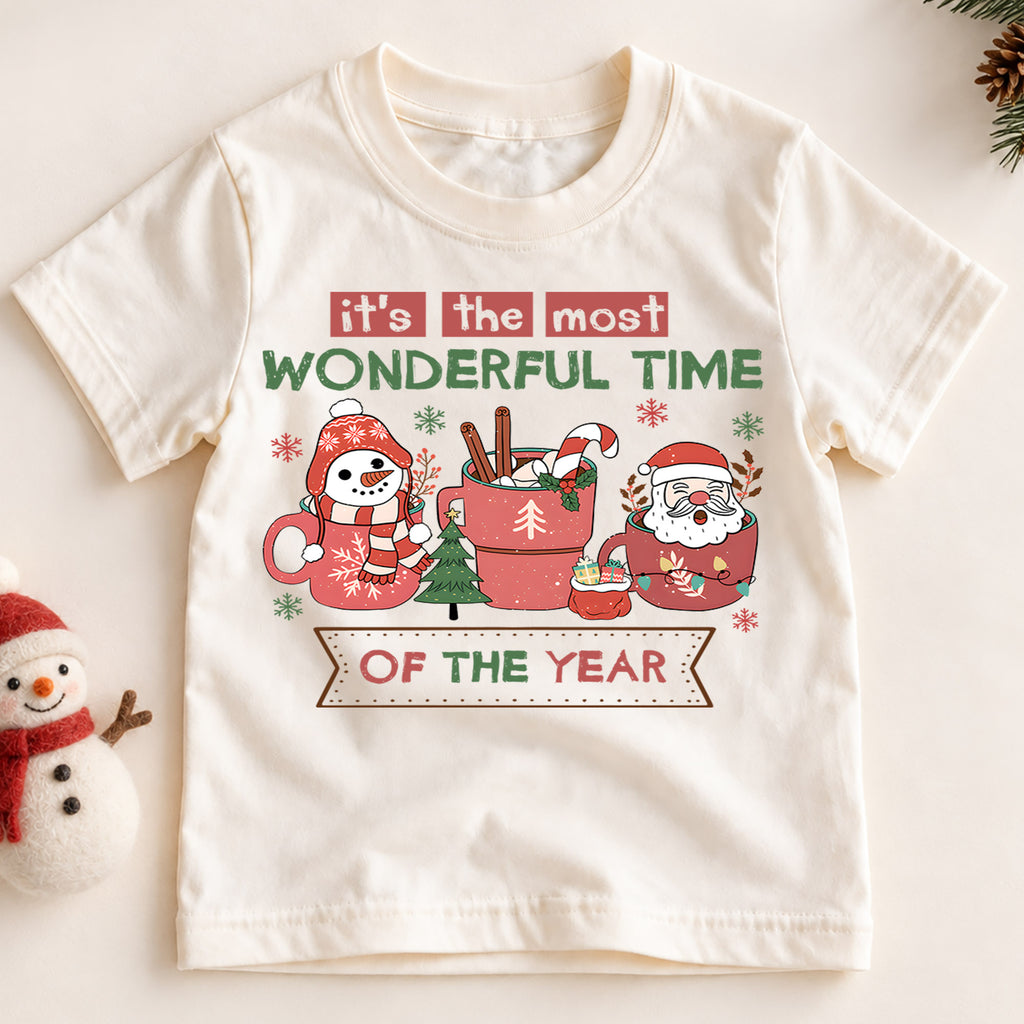 It’s the Most Wonderful Time of the Year Shirt, Christmas Tee, Holiday Shirt, Festive Winter, Family Matching Gift, Merry Christmas Outfit — product view 2