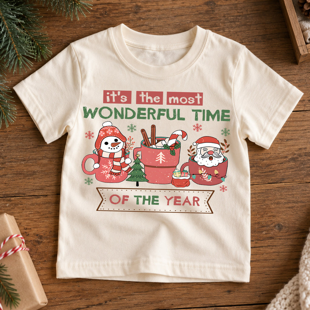It’s the Most Wonderful Time of the Year Shirt, Christmas Tee, Holiday Shirt, Festive Winter, Family Matching Gift, Merry Christmas Outfit — product view 7