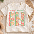 Merry Christmas Gingerbread Kids Shirt, Cute Gingerbread Character Tee, Retro Holiday Christmas Shirt for Kids, Sweet Festive Christmas Outfit — product view 1
