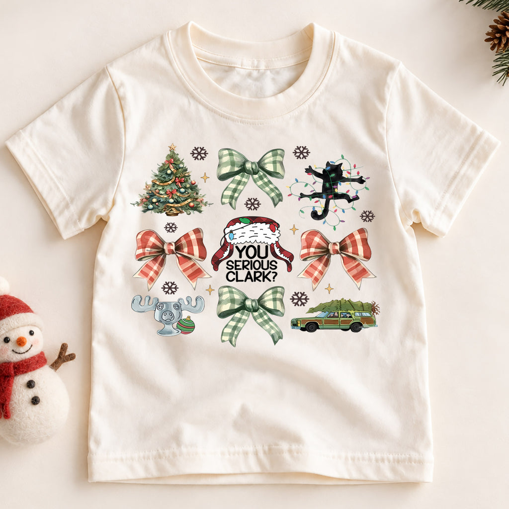 Christmas Squad Kids Shirt, Cute Santa Elf Snowman Holiday T Shirt, Christmas Outfit for Kids, Festive Xmas Gift for Boys and Girls (135 ký tự) — product view 2